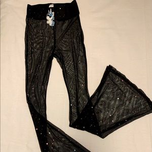 Starry Night Rave Mesh Pants